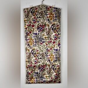 Vintage Jewelry Hanging Holder Floral Patterned